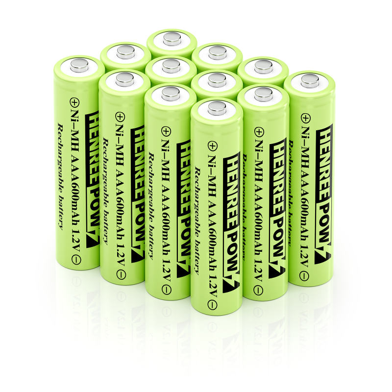 Henreepow 1,2 V 600mah aa ni-mh wiederaufladbare Batterien