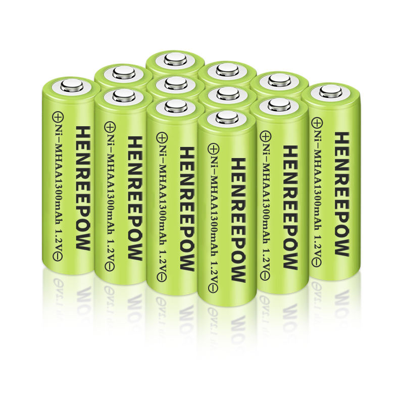 Henreepow 1,2 V 1300mah aa ni-mh wiederaufladbare Batterien