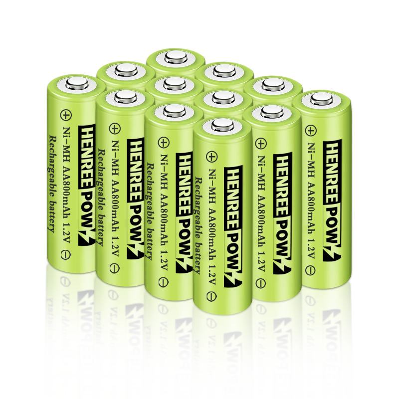 Henreepow 1,2 V 600mah aa ni-mh wiederaufladbare Batterien